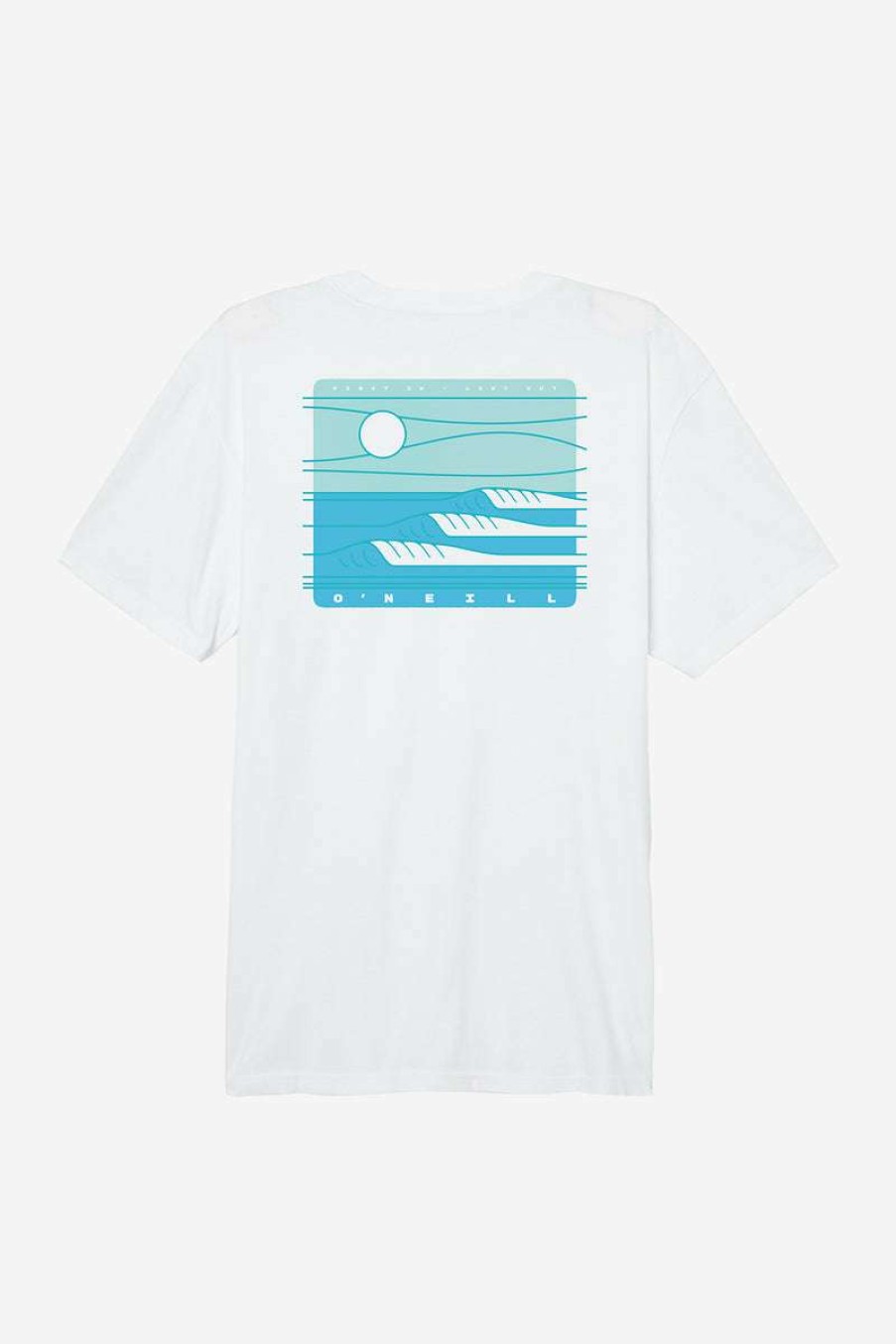 Men * | Stagger Tee For Men O'Neill Limited Edition White