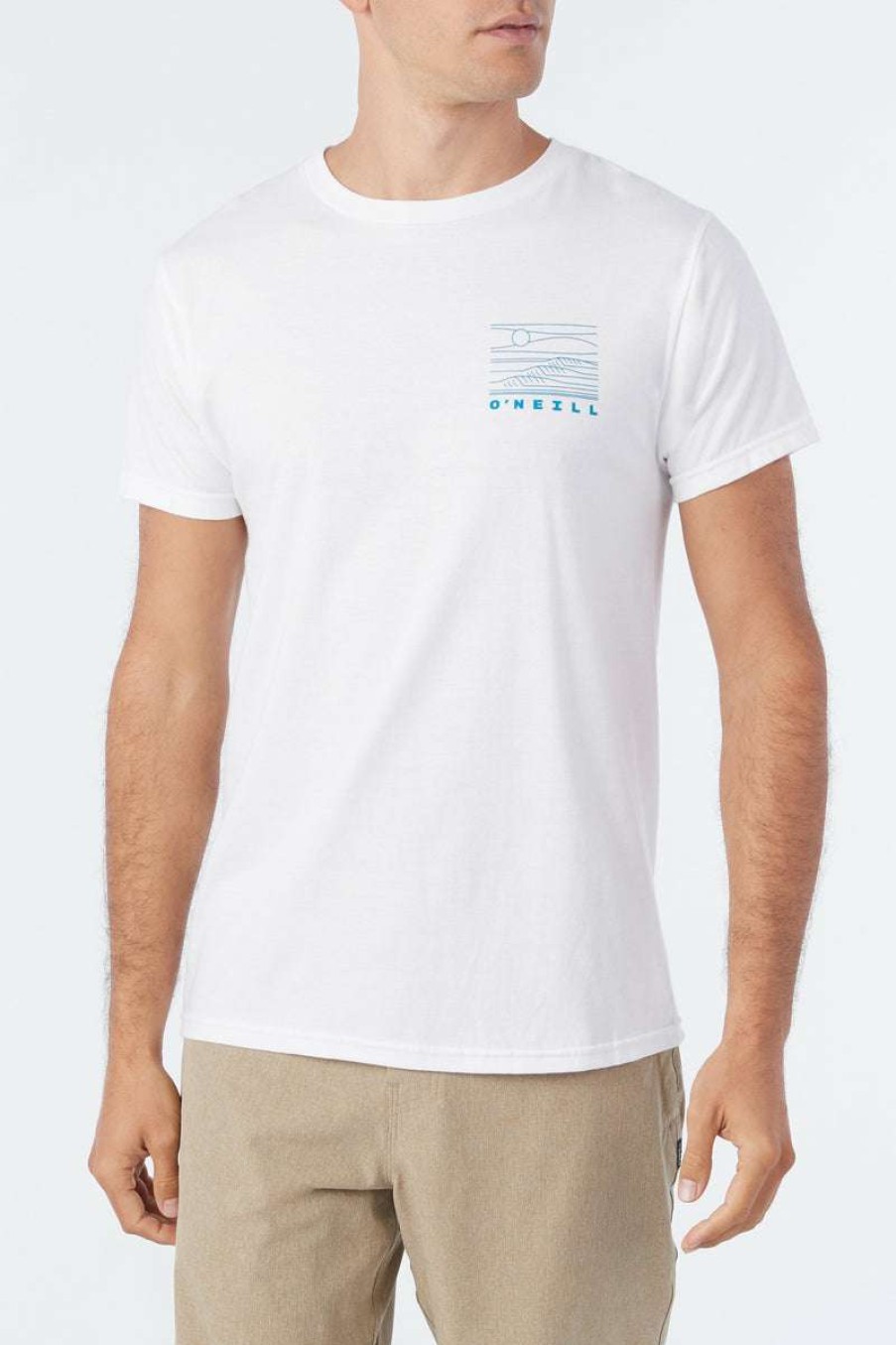 Men * | Stagger Tee For Men O'Neill Limited Edition White