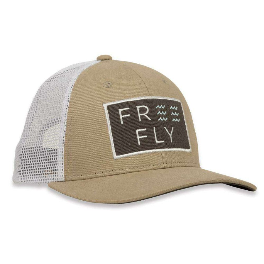 Men * | Wave Snapback Trucker Hat For Men Free Fly Apparel Sale Online