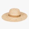 Women * | Bed Of Flower Sun Hat For Women Roxy Popular Natural