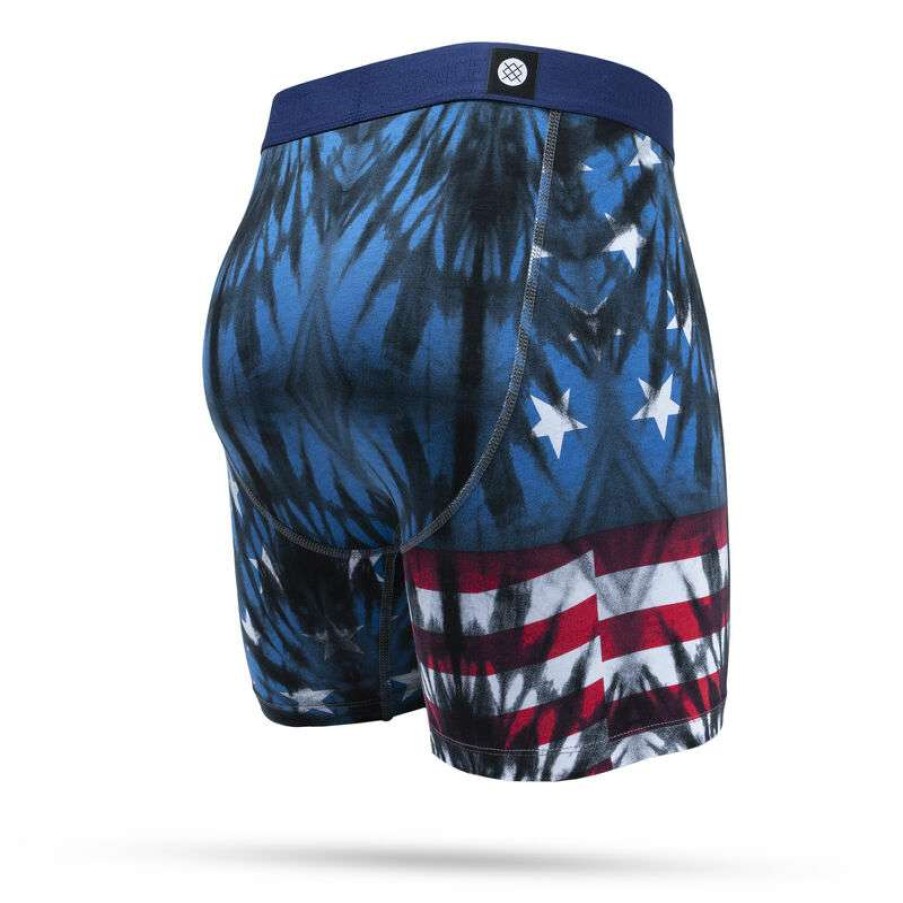 Men * | Banner Boxer Brief For Men Stance Crazy Deals Blue