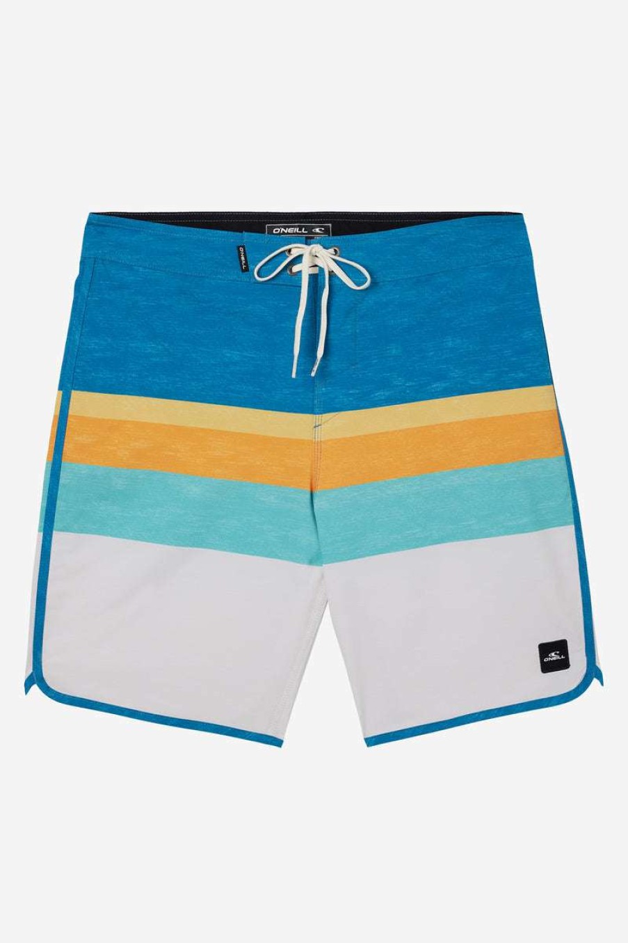 Men * | Lennox Scallop 19 Boardshorts For Men O'Neill New Arrivals Cream