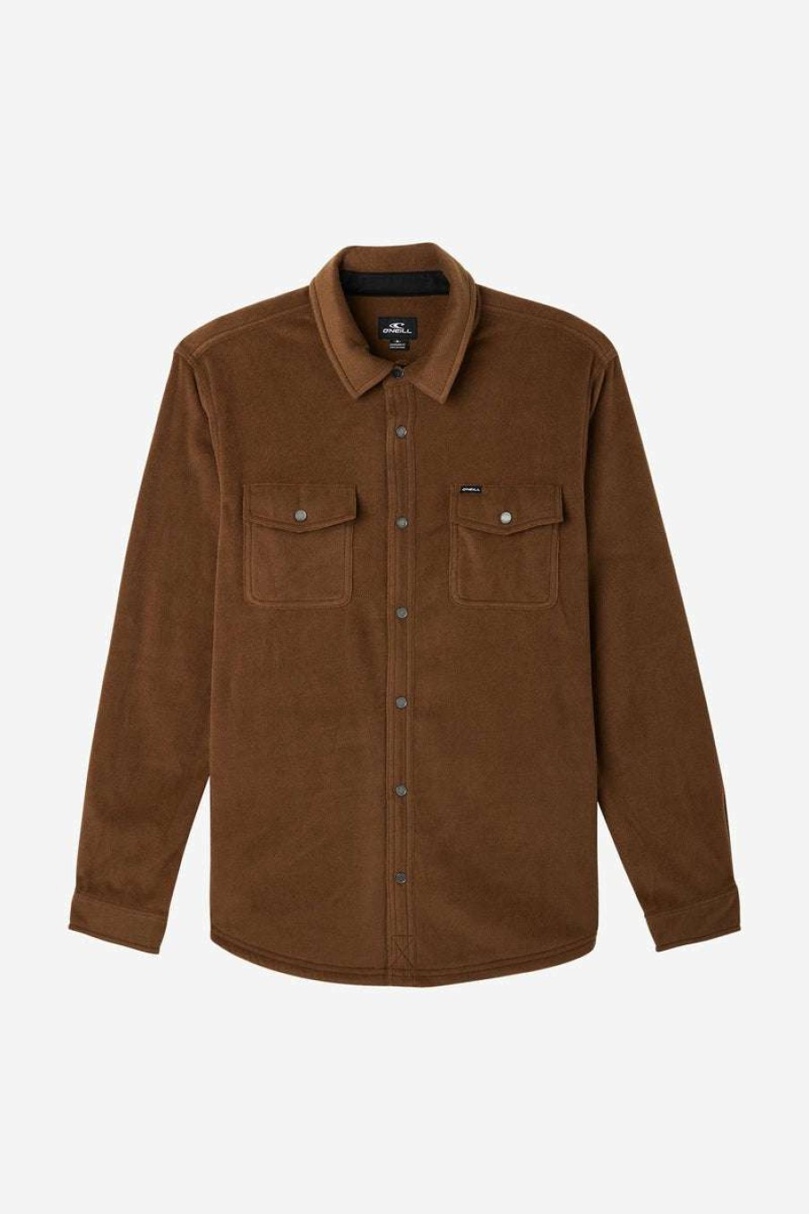 Men * | Glacier Overshirt For Men O'Neill Crazy Deals Brown