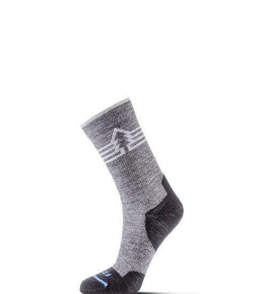 Men * | Light Hiker (Gifford) Crew Socks Fits Socks Exclusive Coal