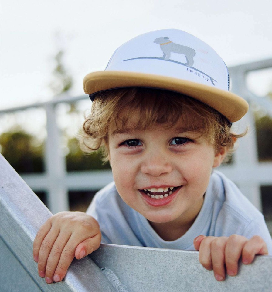 Kids * | Arnold Foam Trucker For Toddlers Free Fly Apparel Flash Sale Bermuda