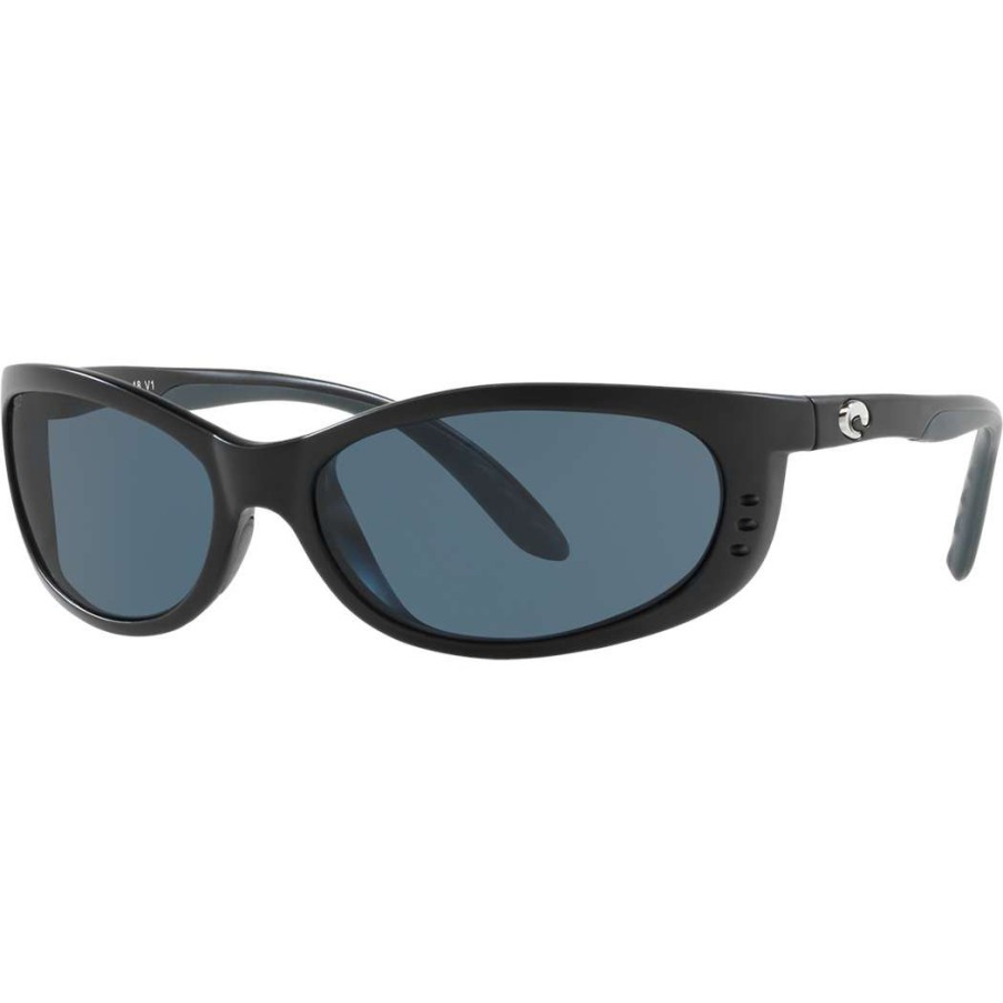 Men * | Fathom Sunglasses Costa Del Mar Fire Sale Matte Black / Gray