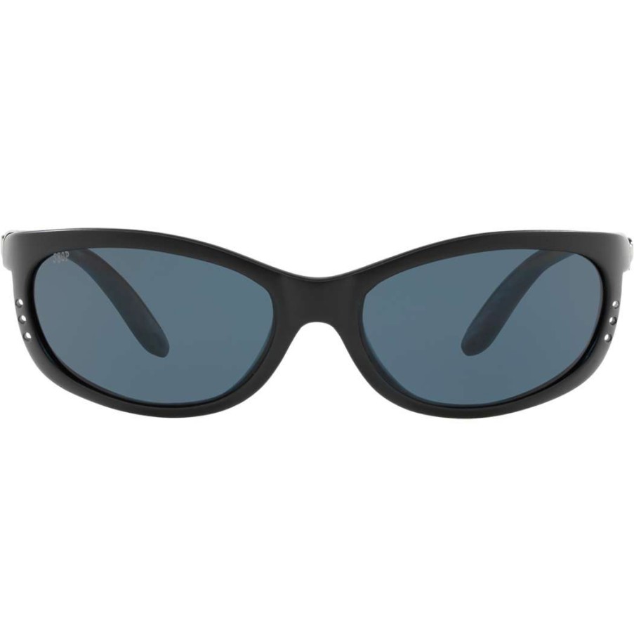 Men * | Fathom Sunglasses Costa Del Mar Fire Sale Matte Black / Gray